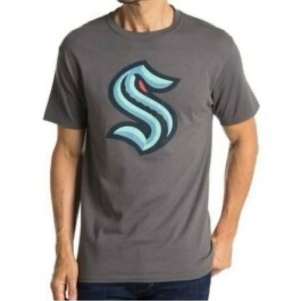 J Brand Men's NHL Seattle Kraken T shirt‎ 2XL Short Sleeve